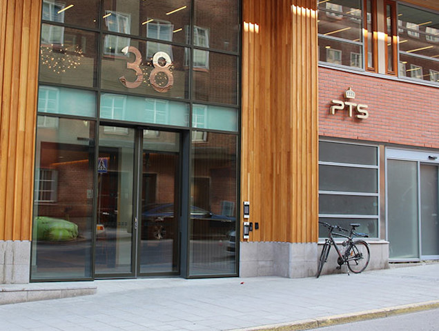 PTS huvudkontor i Stockholm.